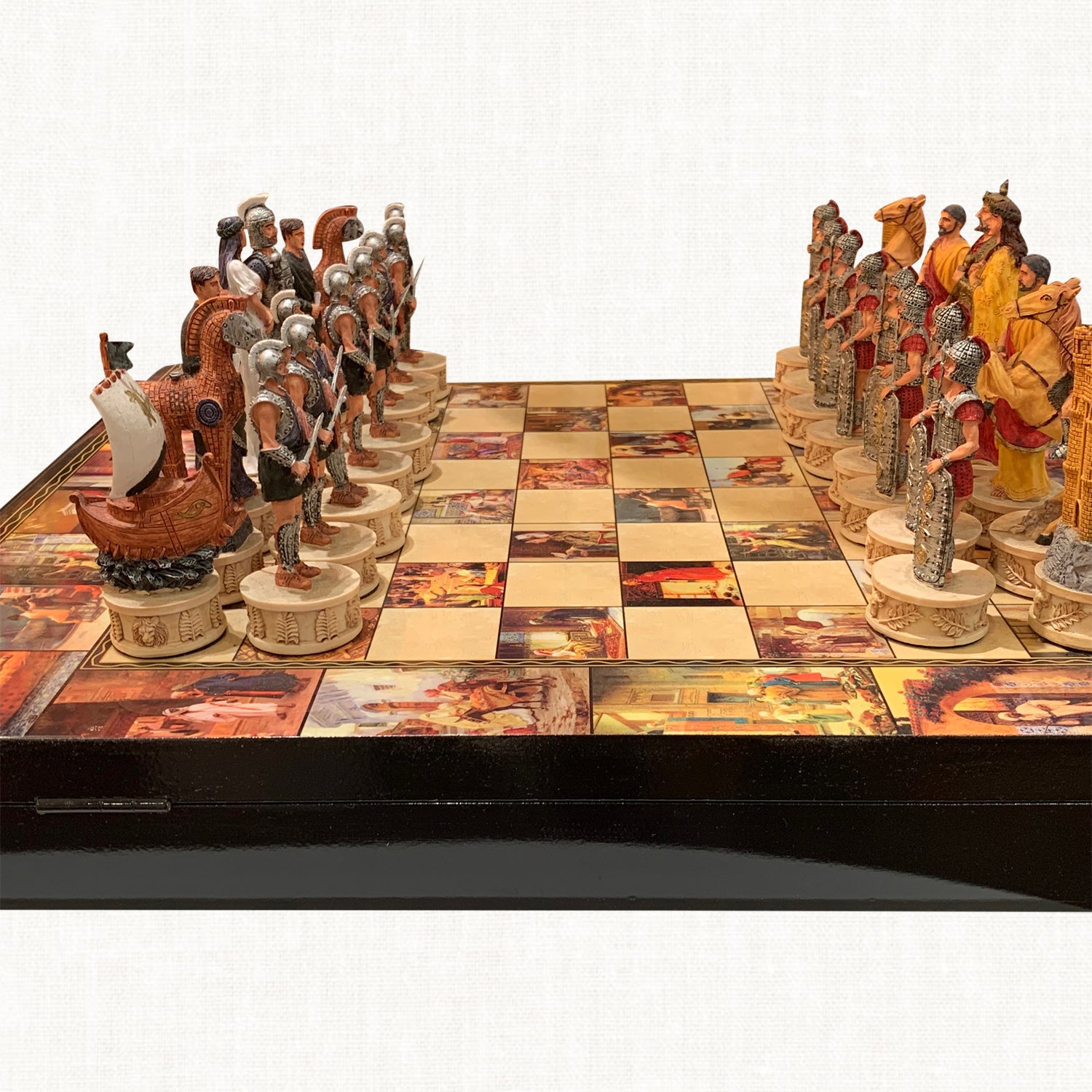 Chess Set Medieval Historical Chess Set Roman Army Chess